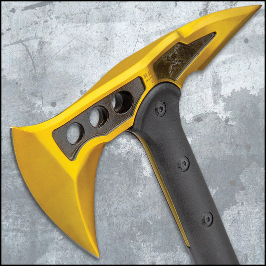 M48 Gold Tactical Tomahawk Axe – 38.1cm Overall, 9.906cm Blade 1