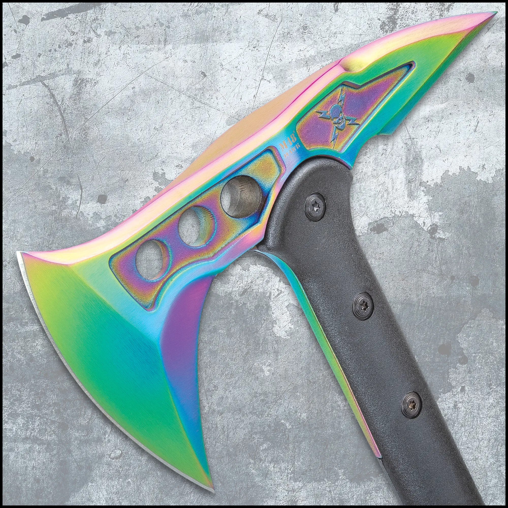 M48 Rainbow Tactical Tomahawk – 38.1cm Overall, 9.906cm Blade 1