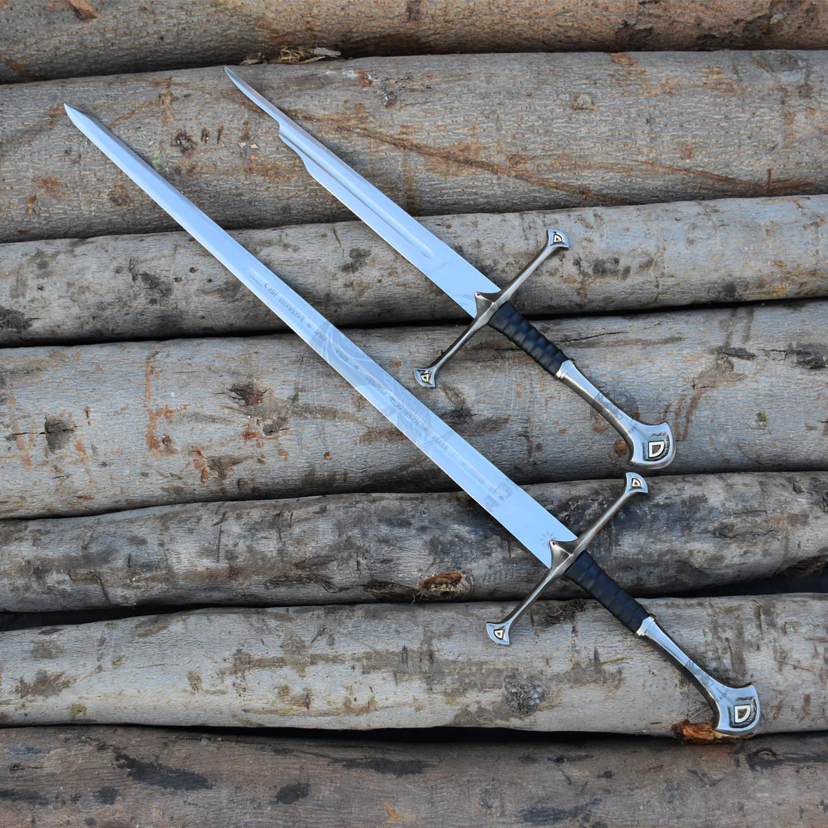 Pair of Anduril sword replica and Shards of narsil