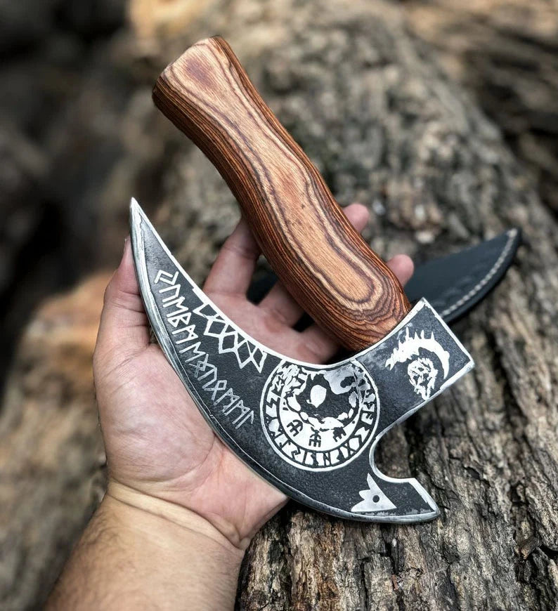 RA-266 Helm of Awe Viking Pizza Cutter 2