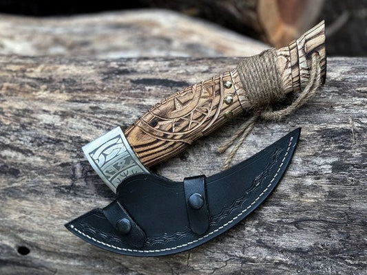 RA-268 Hand-Forged Viking Pizza Axe