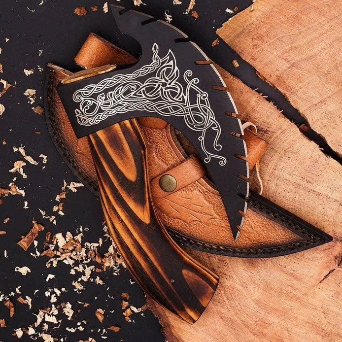 RA-271 Hand-Forged Viking Pizza Axe 3