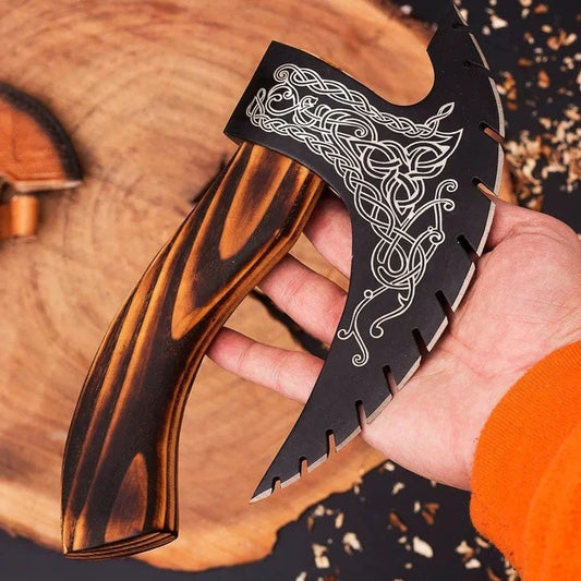 RA-271 Hand-Forged Viking Pizza Axe