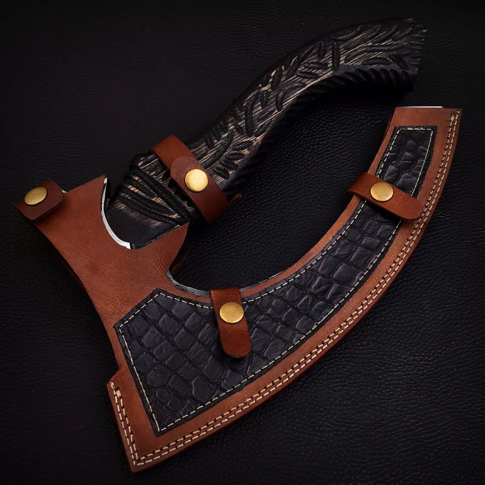 RA-272 Hand-Forged Helm of Awe Pizza Axe 5