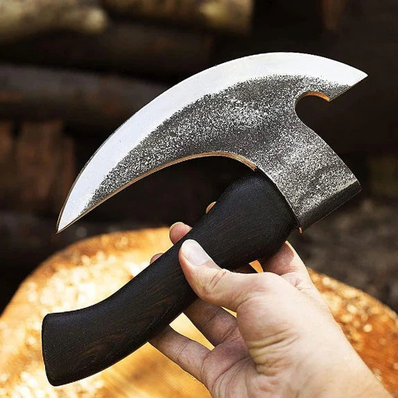 RA-273 Handmade High Carbon Steel Viking Pizza Axe
