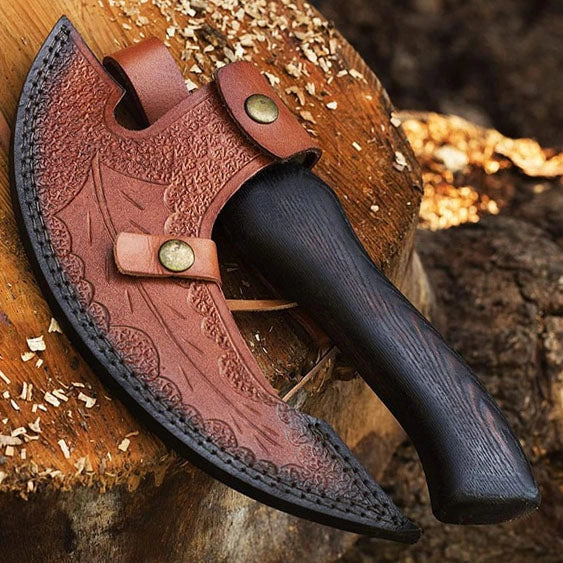 RA-273 Handmade High Carbon Steel Viking Pizza Axe 1