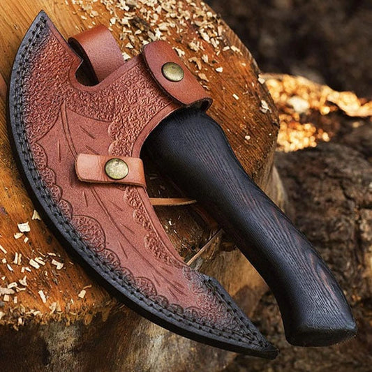 RA-273 Handmade High Carbon Steel Viking Pizza Axe 1