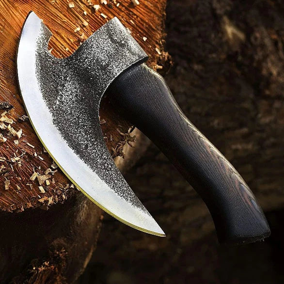 RA-273 Handmade High Carbon Steel Viking Pizza Axe 3