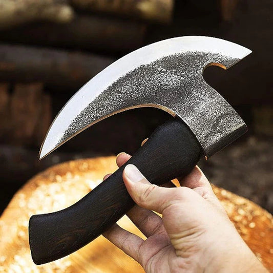 RA-273 Handmade High Carbon Steel Viking Pizza Axe