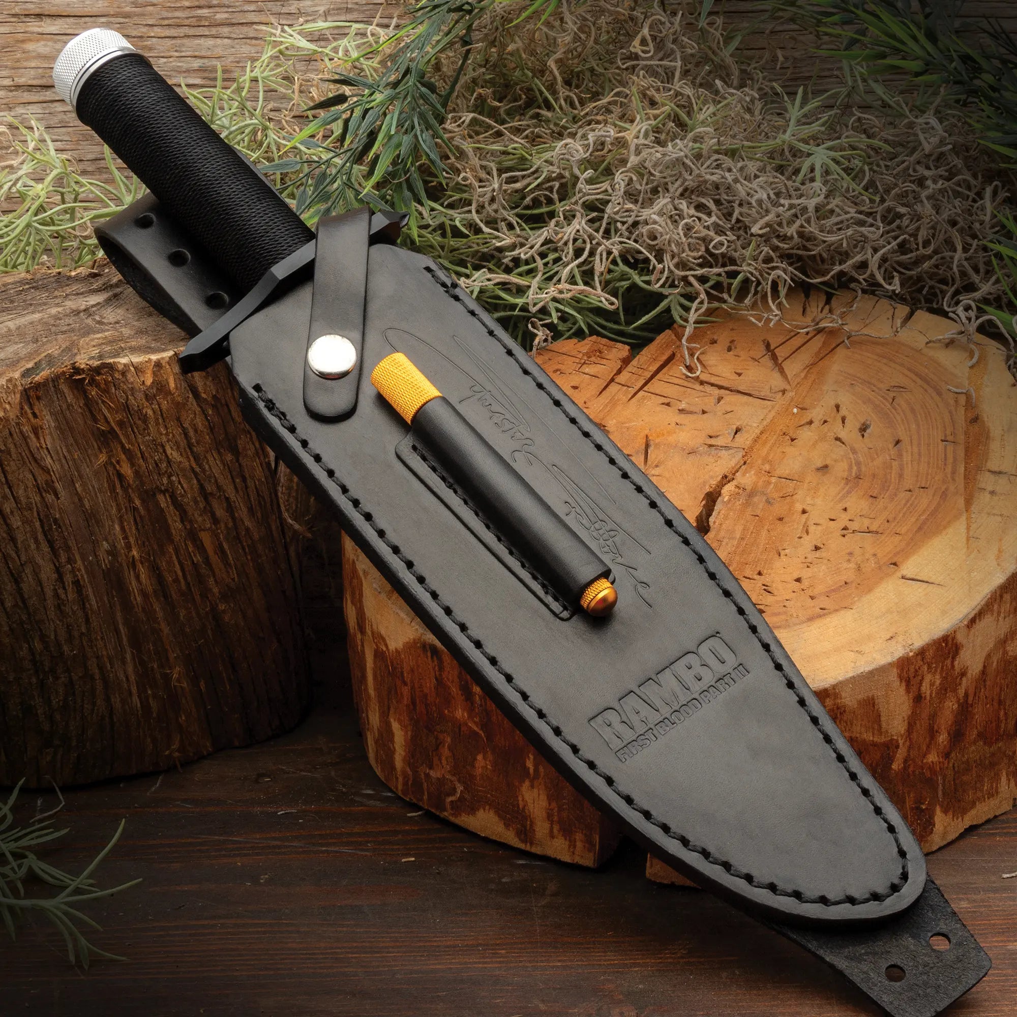 Rambo Stallone Signature Edition Knife With Survival Kit 4