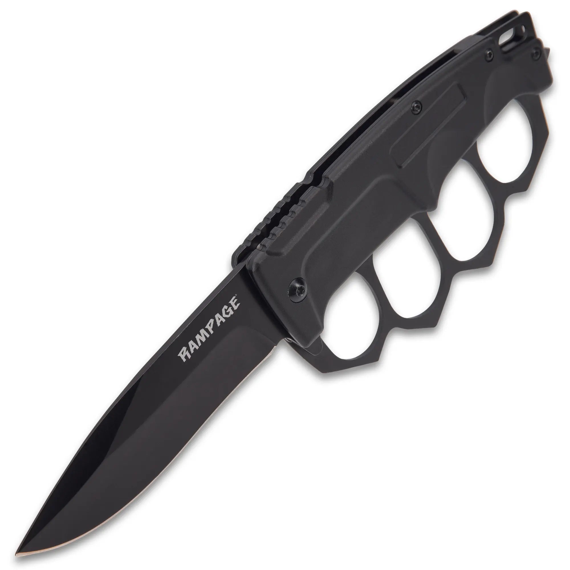 Rampage Trench Folding Knuckle Knife 5