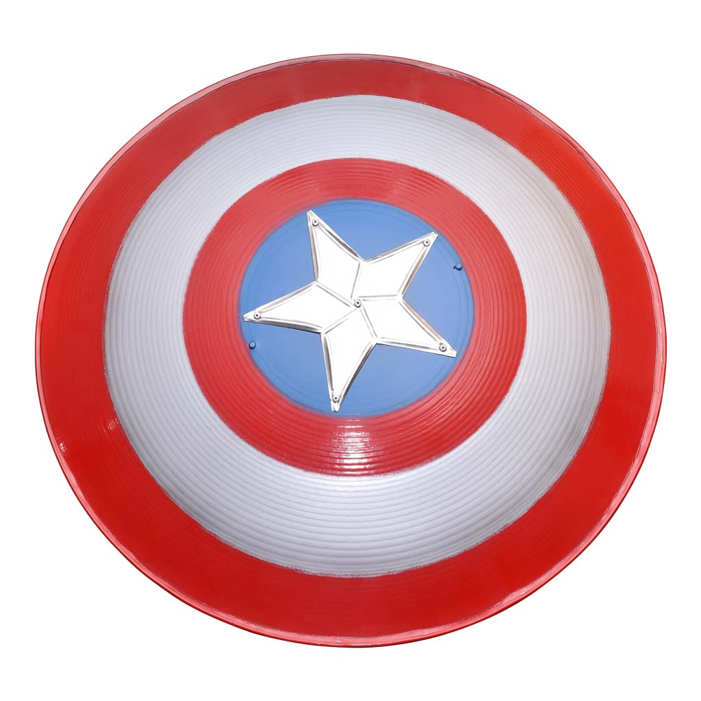 Red Captain America Shield Replica