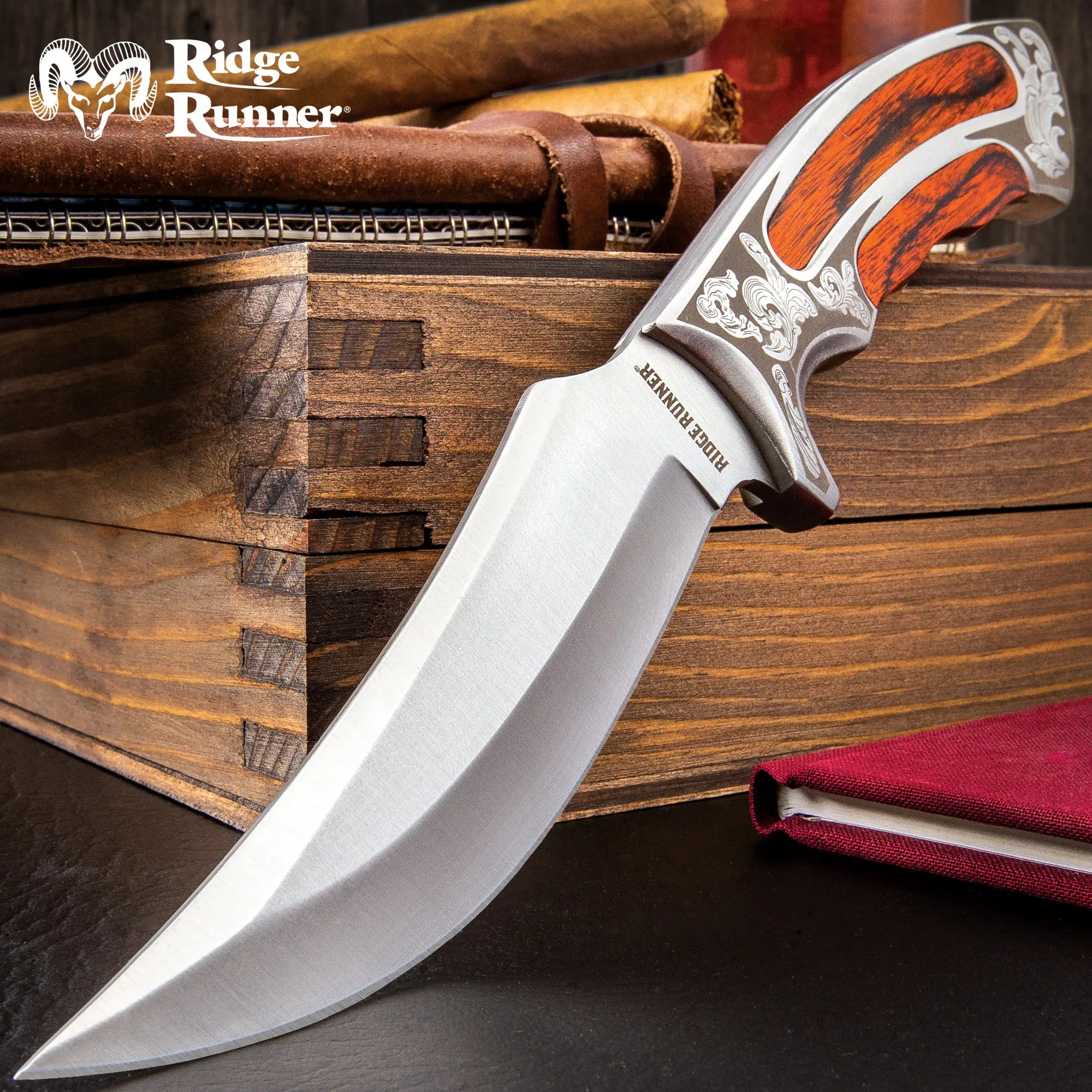 Ridge Runner Executive Wooden Fixed Blade Knife