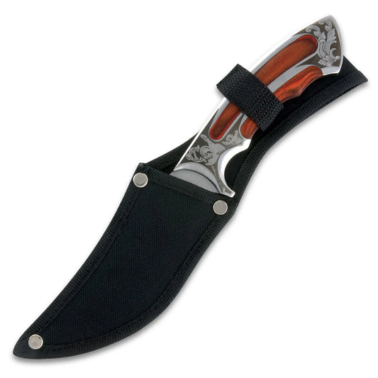Ridge Runner Executive Wooden Fixed Blade Knife 1