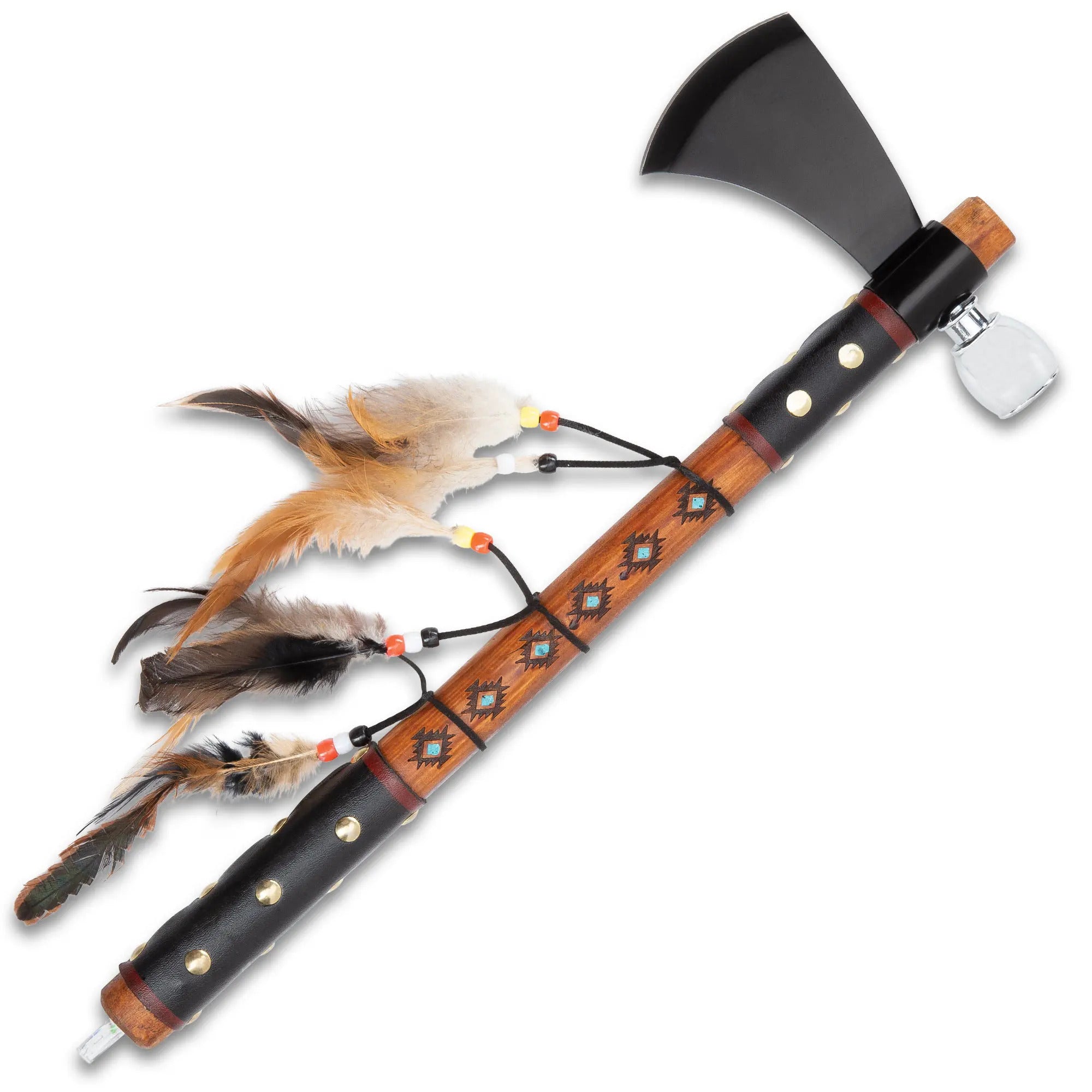 Southwestern Tomahawk Peace Pipe – 45.085cm 4