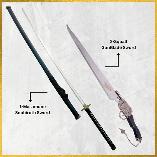 Squall Gunblade & Masamune Sephiroth Sword