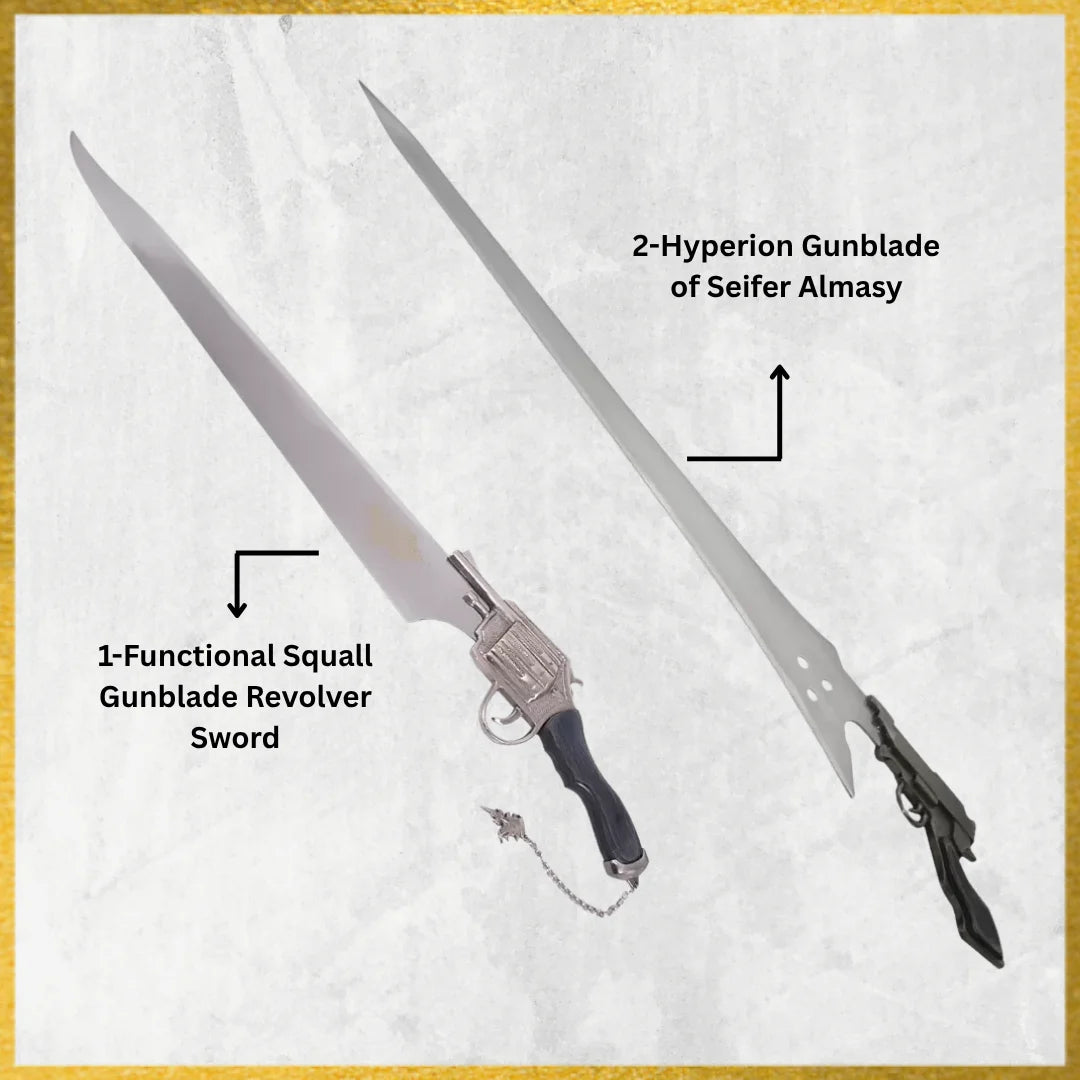Squall Gunblade & Seifer Almasy Hyperion Gunblade
