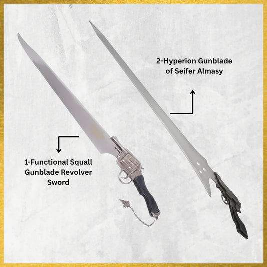 Squall Gunblade & Seifer Almasy Hyperion Gunblade
