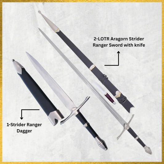 Strider Ranger Dagger & Ranger Sword of Aragorn