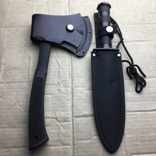 Tactical Hunting Knife And Axe 1