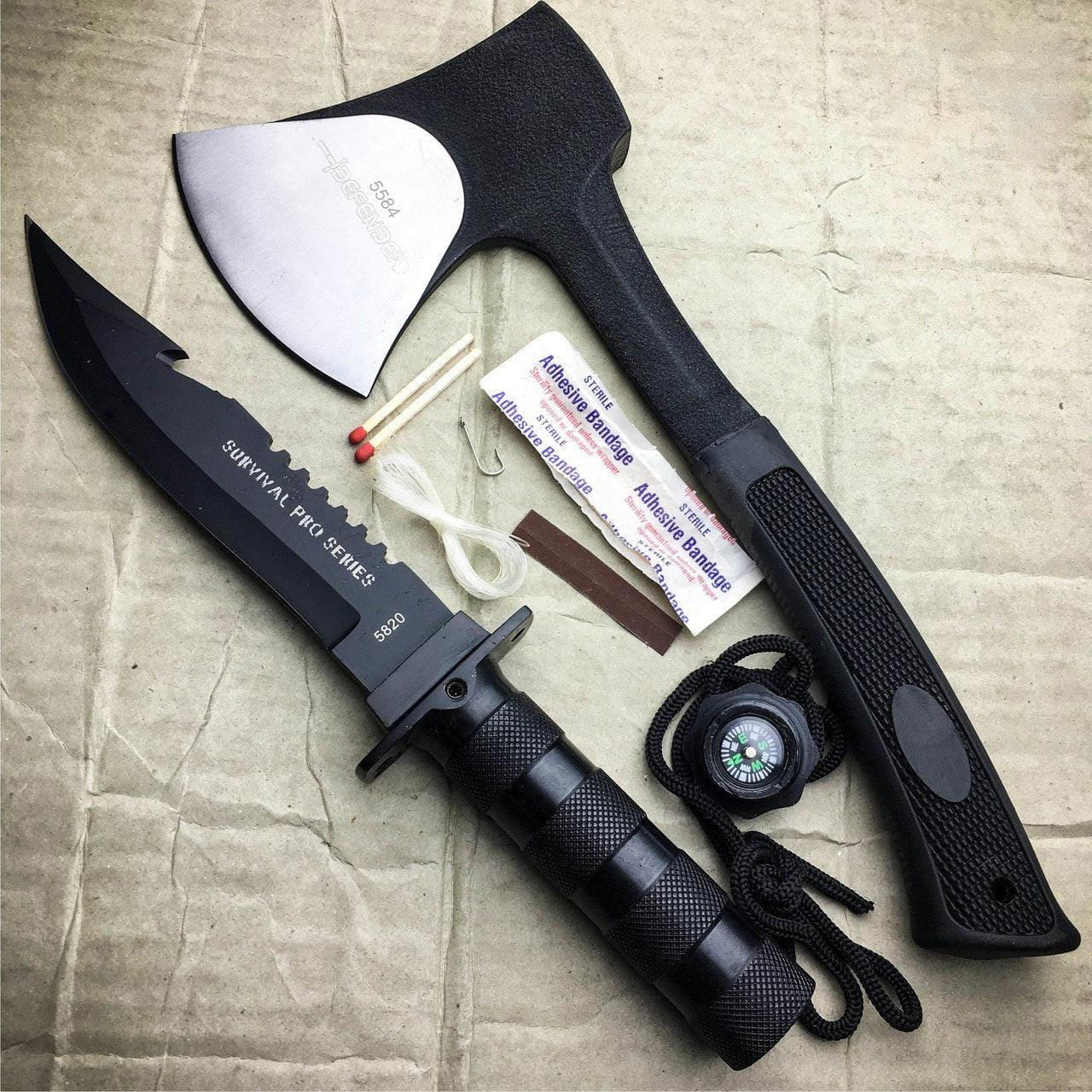 Tactical Hunting Knife And Axe