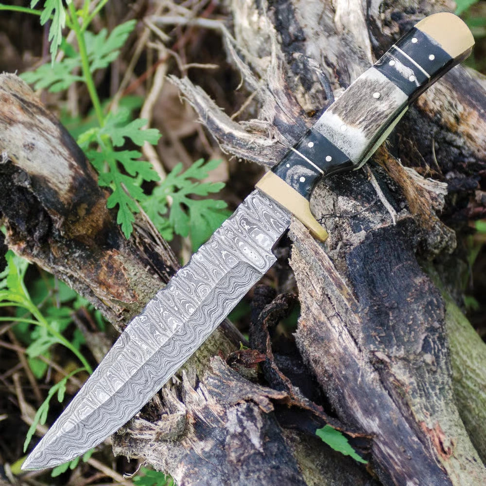 Timber Rattler Colorado Hunter Damascus Blade 1