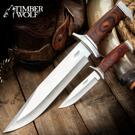 Timber Wolf Fixed Blade Knife Set
