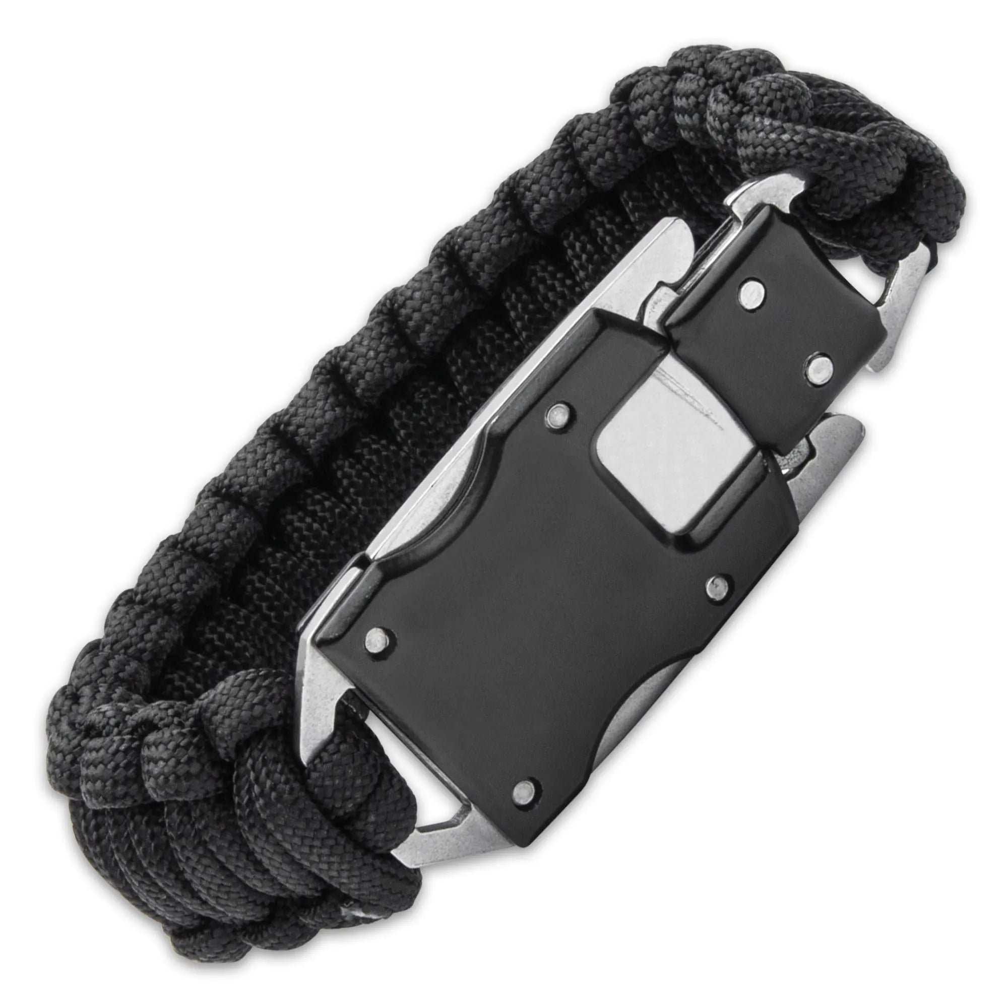 Trailblazer Paracord Bracelet w/ Hidden Knife – Stainless Steel Blade 1