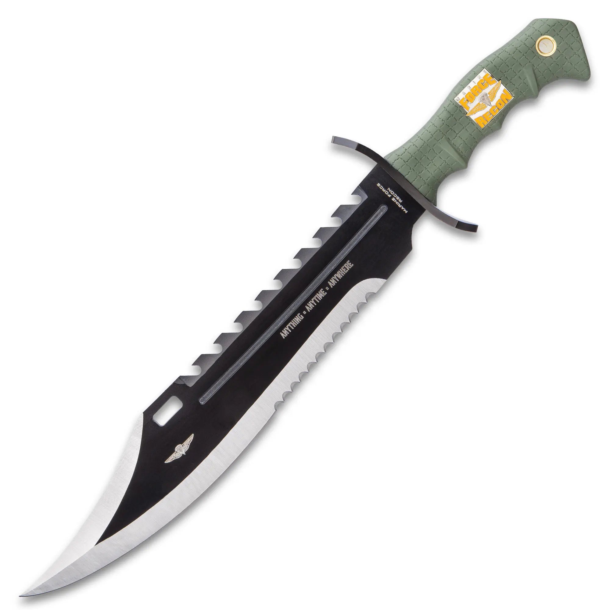 USMC Marine Force Recon Jungle Bowie Knife – 41.656cm Overall, 29.21cm Blade 3