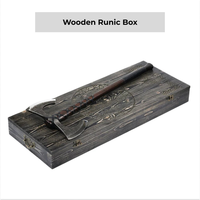 Viking Double-Edged Axe Havamal 11