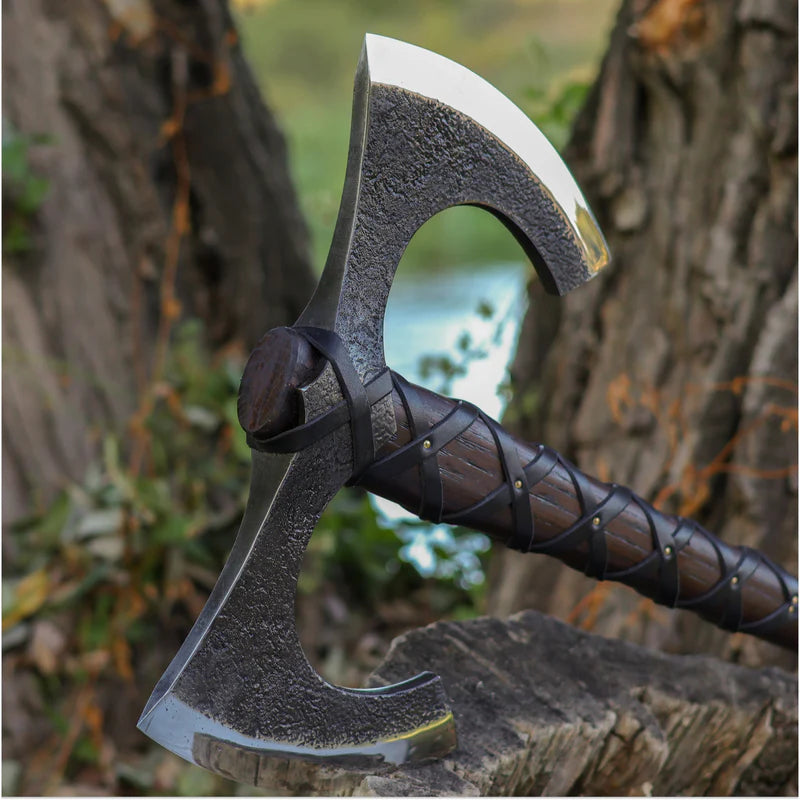 Viking Double-Edged Axe Havamal 9