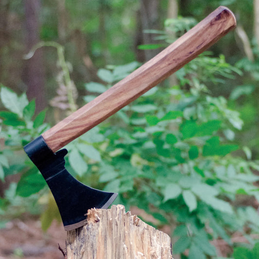 Wood Handled Throwing Hatchet Axe