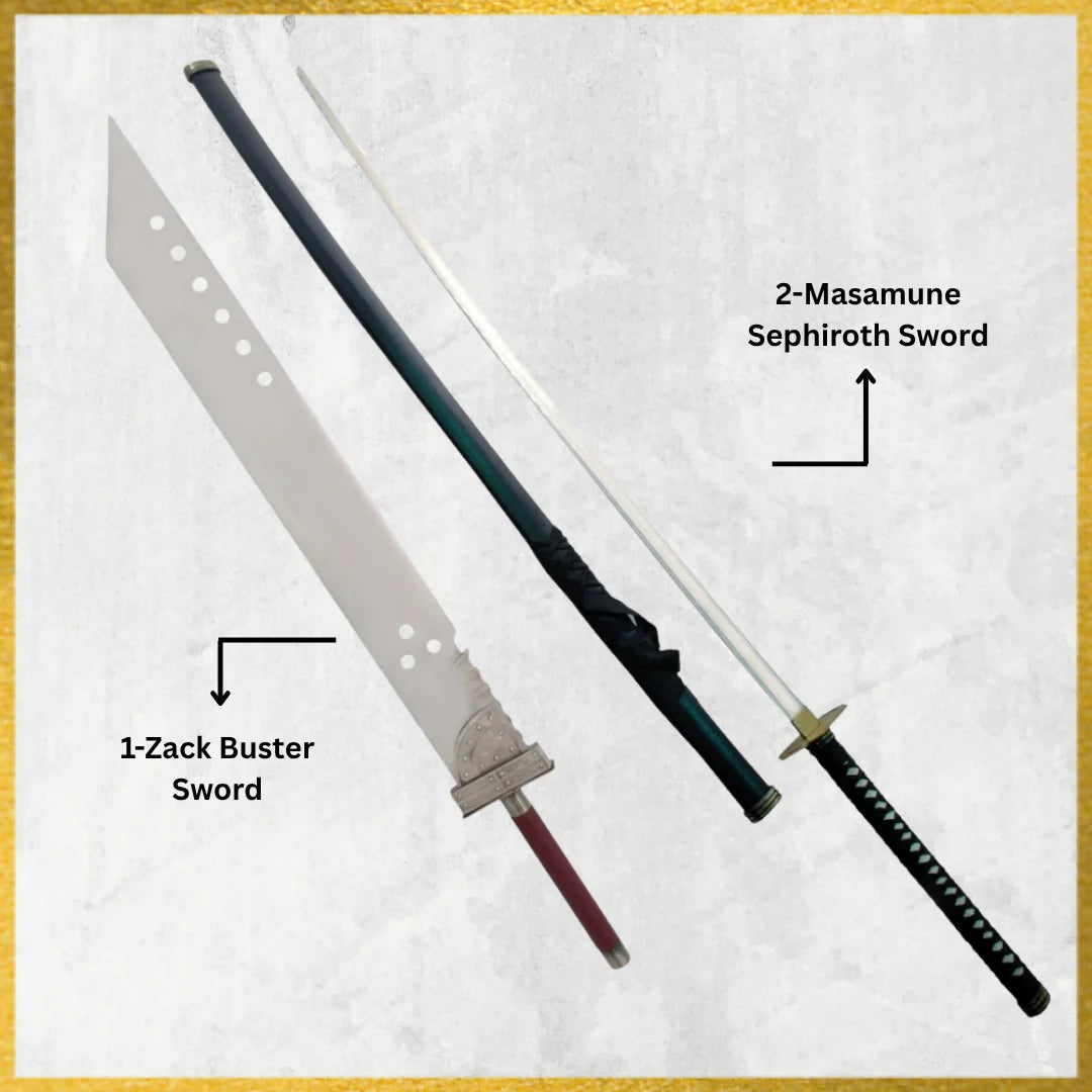 Zack Buster Sword & Masamune Sephiroth Sword