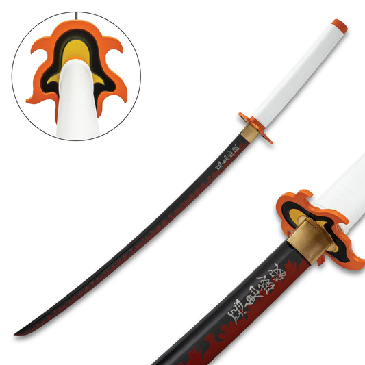 Rengoku Sword – Demon Slayer Carbon Steel Edition