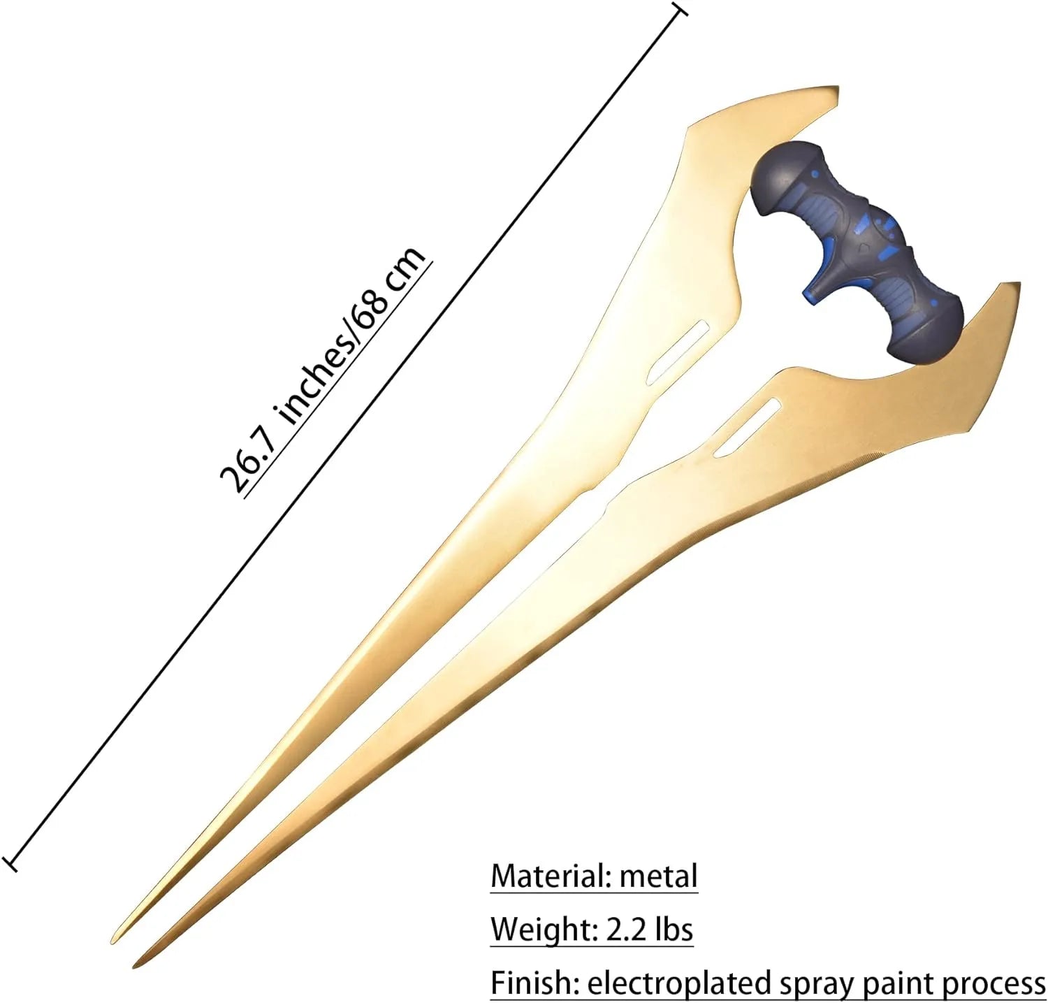 Halo Energy Sword Lightsaber Gold Color