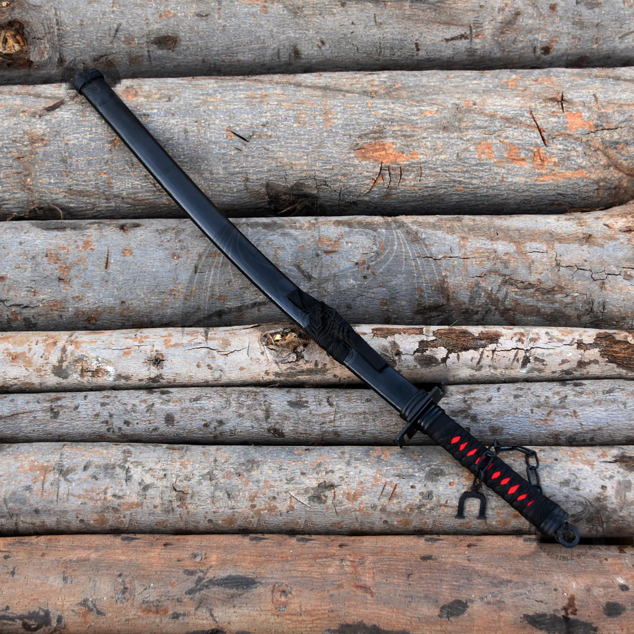 Ichigo Bankai Tensa Zangetsu Sword Black Coated Stainless Steel