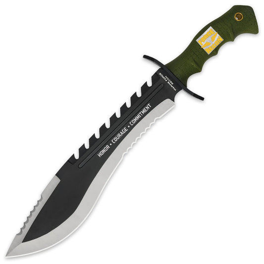 USMC Kukri Knife – 29.21 cm Blade, Rubberized Handle, Sheath