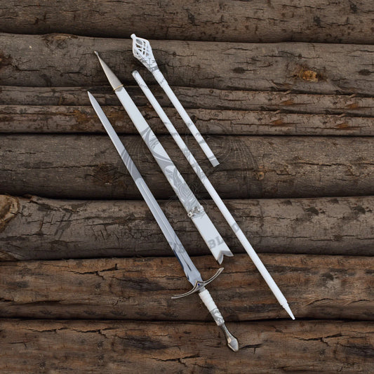 Gandalf the White Staff & Glamdring Sword