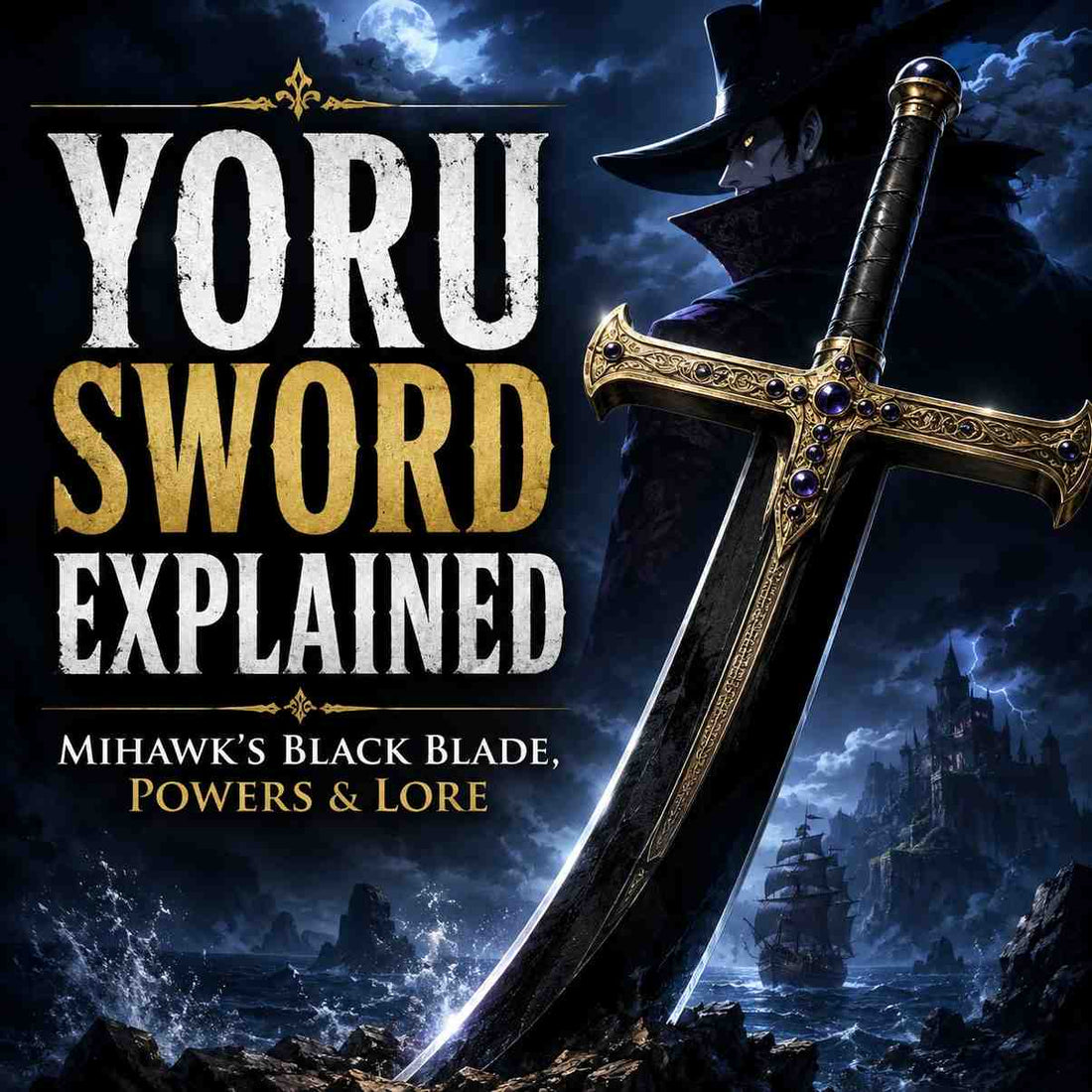 Yoru Sword Explained: Mihawk’s Black Blade, Powers, History & Why It’s So Legendary
