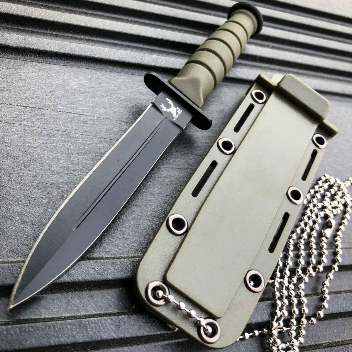 15.24cm Military Tactical Kabai Survival Neck Knife 1