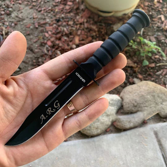 19 cm Full Tang Classic Tanto Tactical Knife with Nylon Belt Sheath