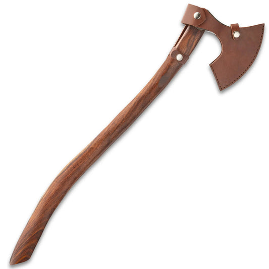 Viking Replica Bushcraft Axe – 73.66cm Carbon Steel