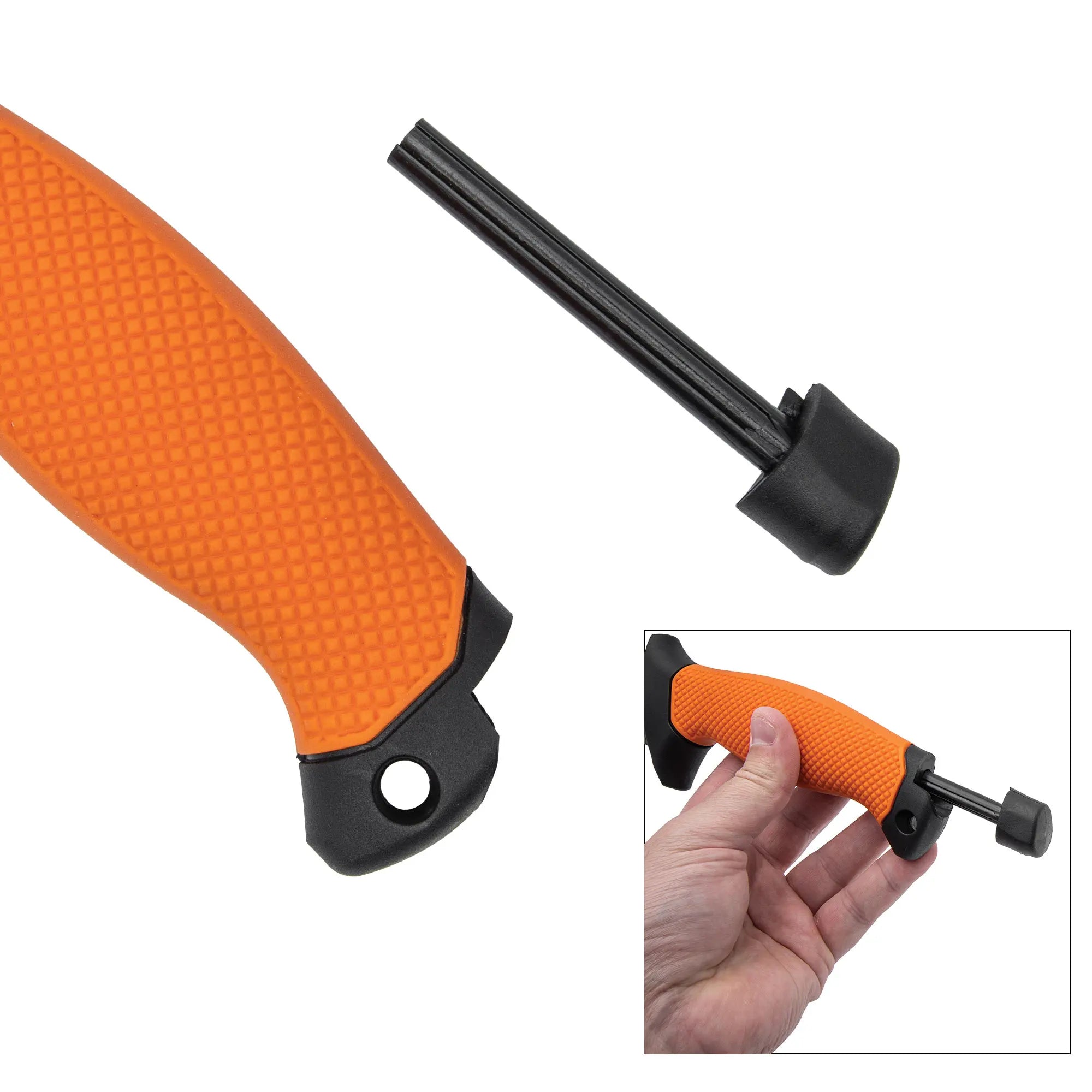 30.48cm BugOut Survival Knife – 3Cr Stainless Steel, Firestarter & Sheath 3