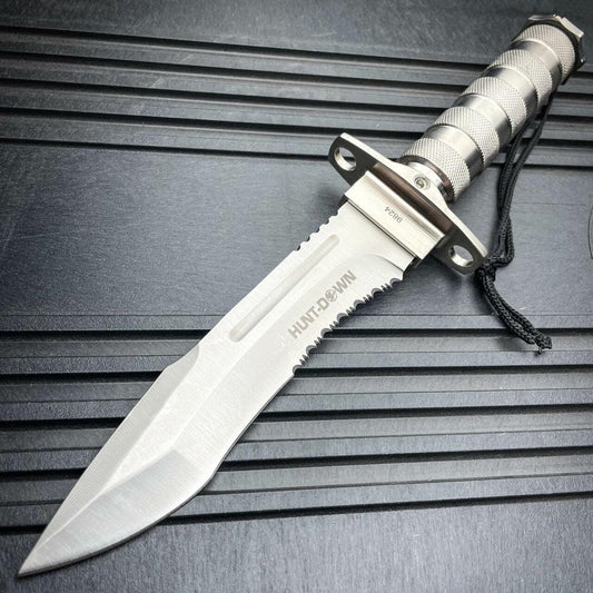 30.48cm Rambo Tactical Chrome Bowie Survival Knife 1