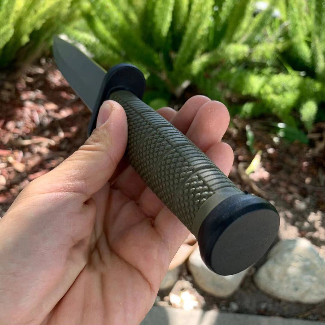 31.4325cm Full Tang Black Hunting Bowie Knife 2