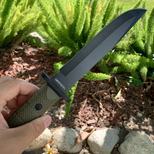 31.4325cm Full Tang Black Hunting Bowie Knife