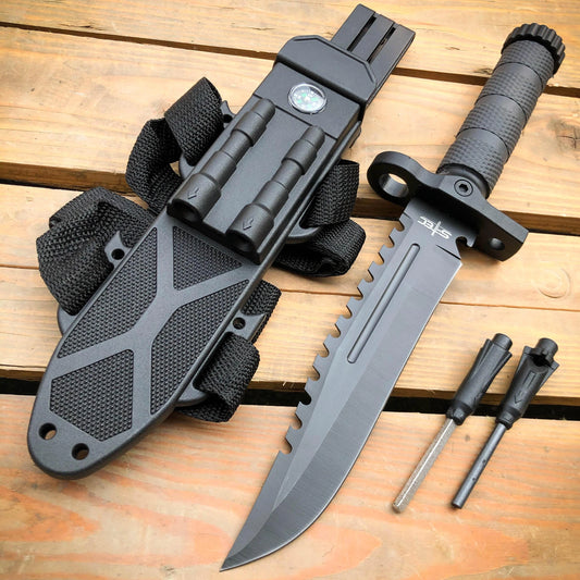 32cm Tactical Survival Knife with Fire Starter