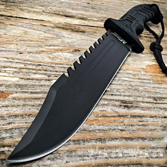 33 cm MTech Black Tactical Survival Rambo Hunting Fixed Blade