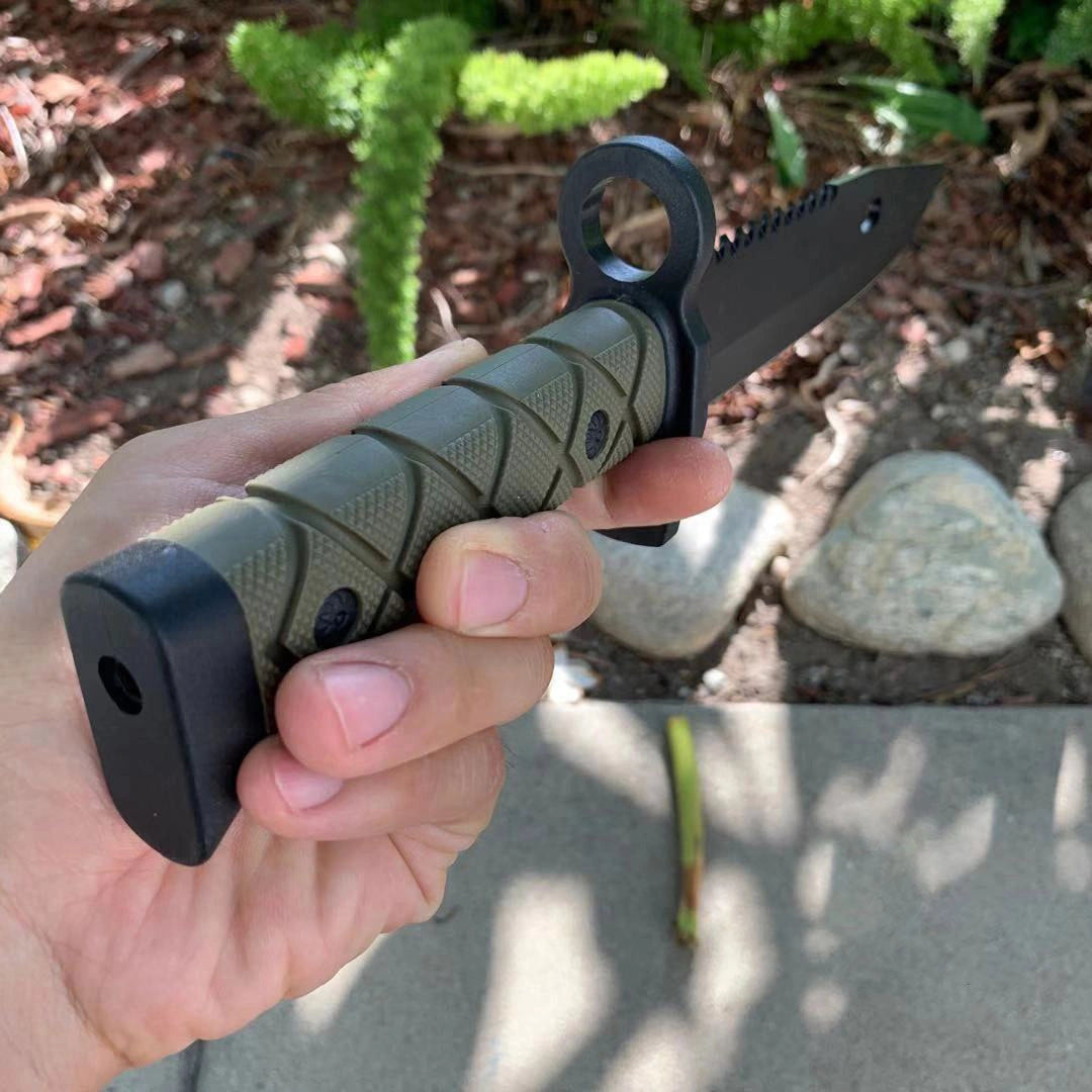 36.5 cm Full Tang Black Hunting Bowie Knife 33