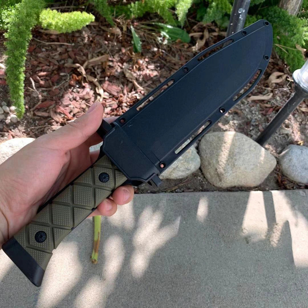 36.5 cm Full Tang Black Hunting Bowie Knife 66